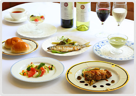 フランス料理フルコース